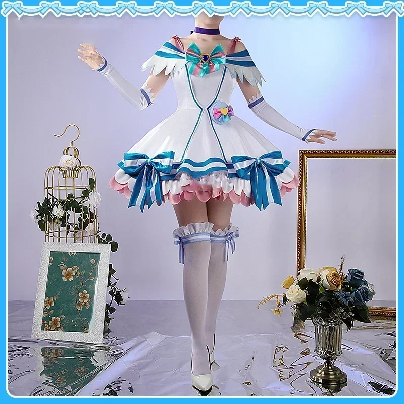 Pretty Cure-Disfraz de Nyammy para mujer, vestido de ángel Meow, uniforme encantador, traje de juego de rol para fiesta de Halloween, disfraz de héroe