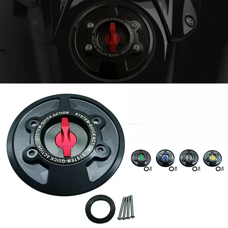 2024 New Tank Fuel Cap For BMW S1000RR S1000R CNC Aluminum Motorcycle  Filler Gas  Oil Tank Cover - view 2