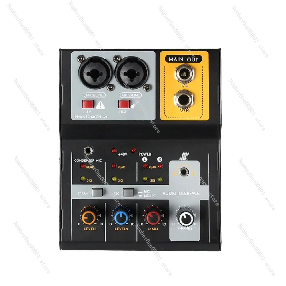 

Small Two-Way Mixer Audio Mixer Mixer High Adoption Rate Audio Recording Equipment Support Computer