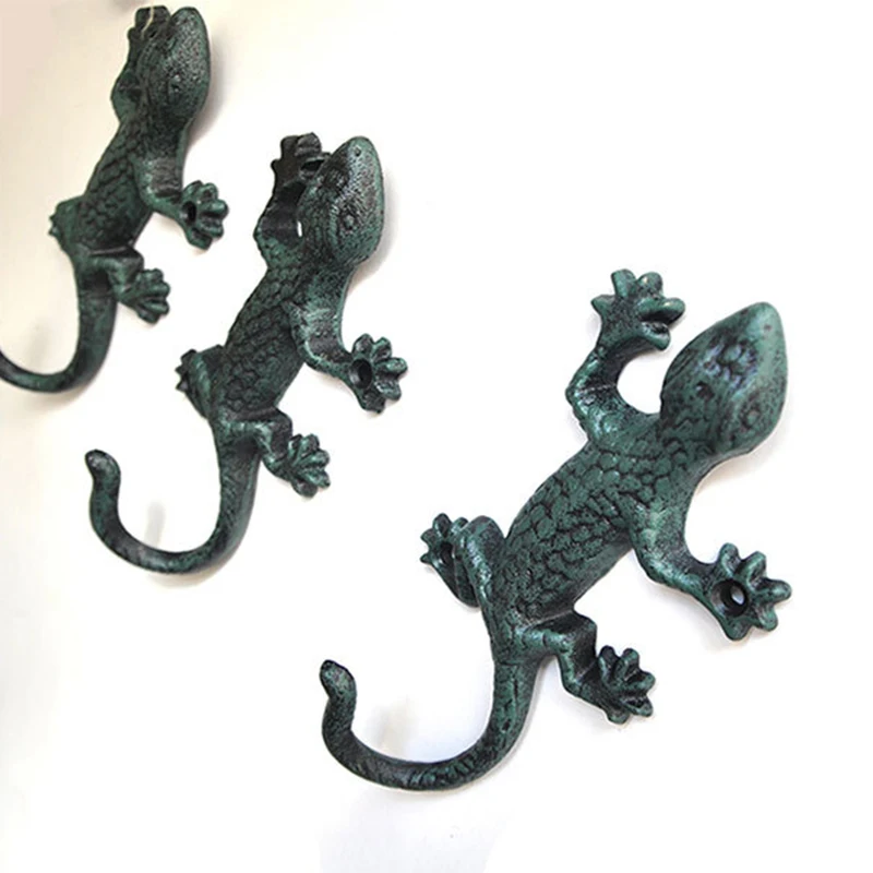 Cabinet Knobs Wall-mounted Antique Lizard Creative Antique Home Office Fixed Strong Hook