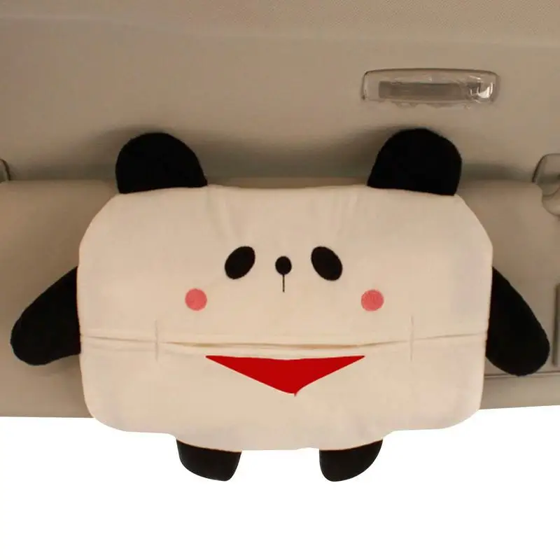 Car Cartoon Tissue Box Animal Tissue Box Holder Creative Tissue Dispenser Tissue Box Cover Paper Storage Box For Car Home