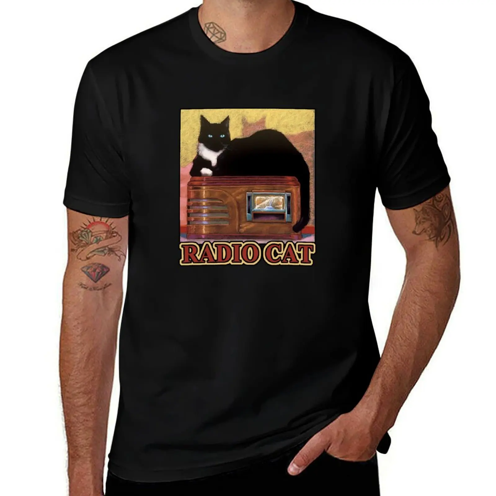 

Radio Cat - Version One T-Shirt Luxury man Blouse football t shirt slim fit t shirts for men