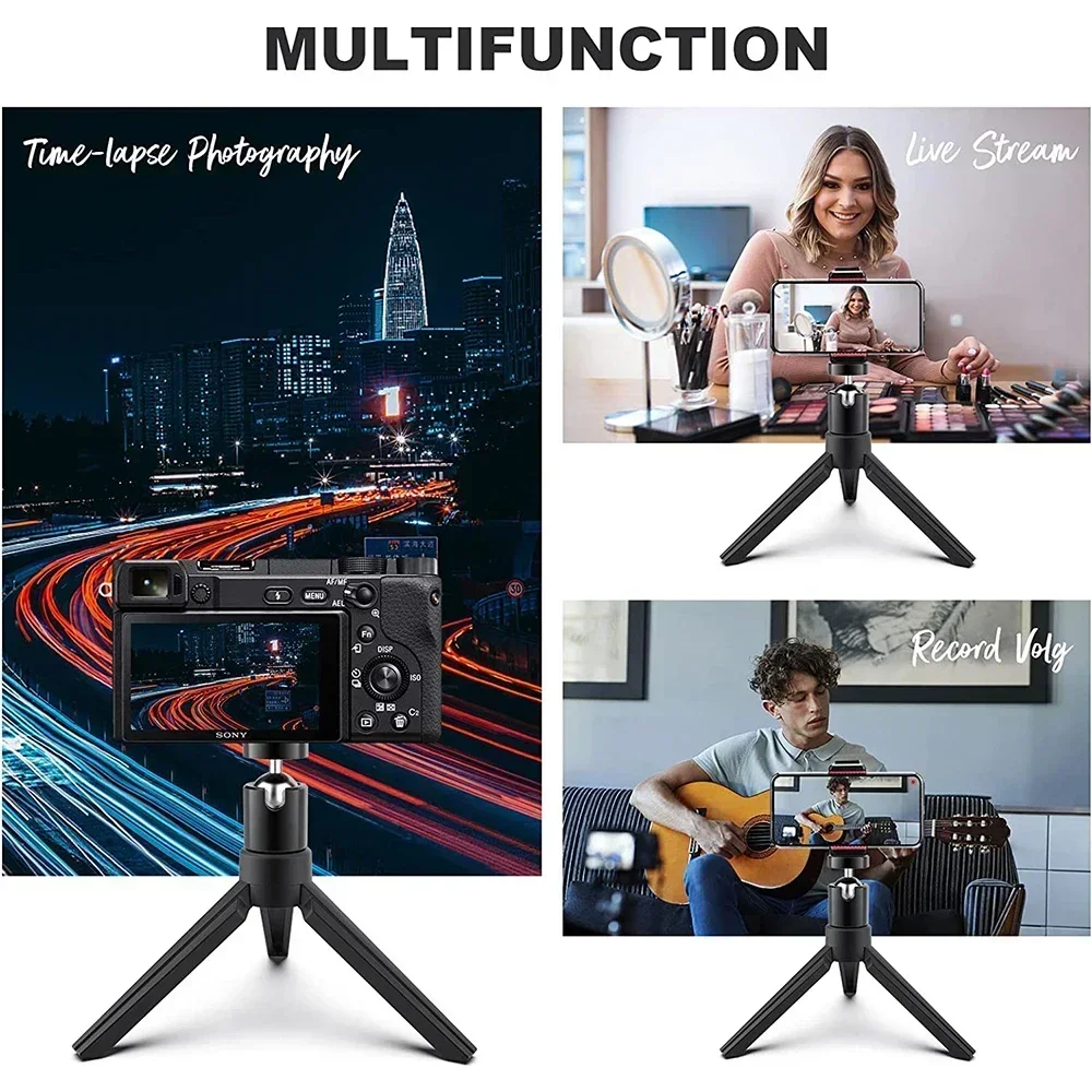 

Desktop Projector Stand，Desktop Lazy Mobile Phone Creative Bedside Stand Holder Tripod Live Support Rack Folding Projector