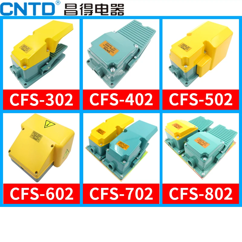 CNTD CFS-302 CFS-502 250V 15A Foot Pedal Switch For CNC Machine