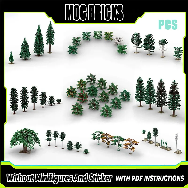 

Изысканный новый продукт MOC, строительные блоки, модель дерева, комплект, технология, модульная детская игрушка, подарок, набор для сборки «сделай сам»