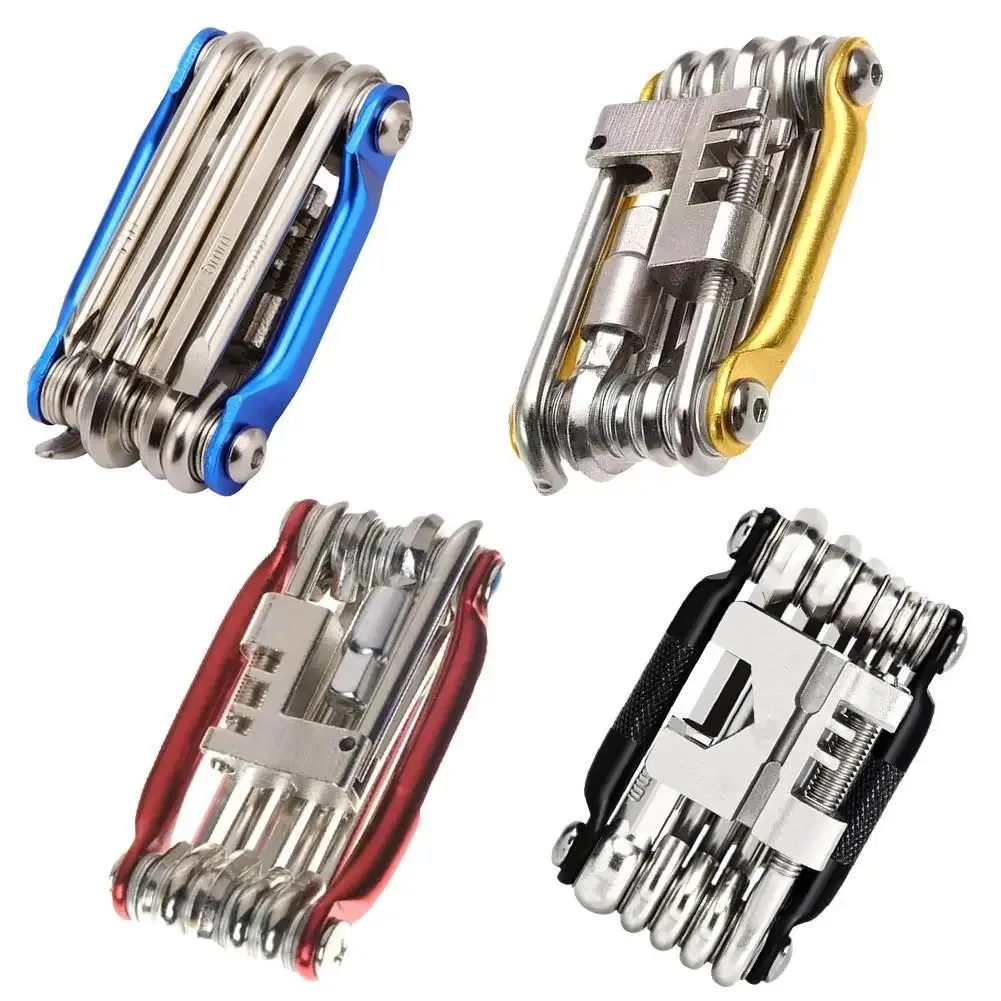 

Bicycle Repair Tool Kit Mountain Bike Wrench Screwdriver Chain Hex Spoke Multifunction Bicycle Repair Set Cycling Tool