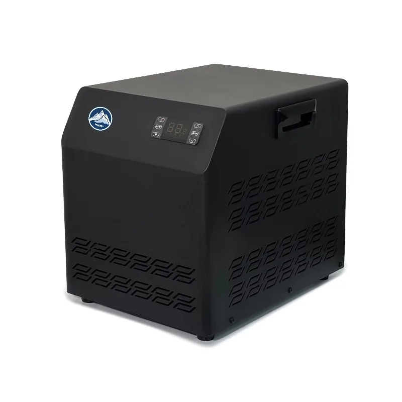 XMSJ HappyGo 0.3HP Mini Ice Bath Chiller Built-In Filter & Pump Custom Indoor/Outdoor 110/220V WiFi Supported Long Service Life