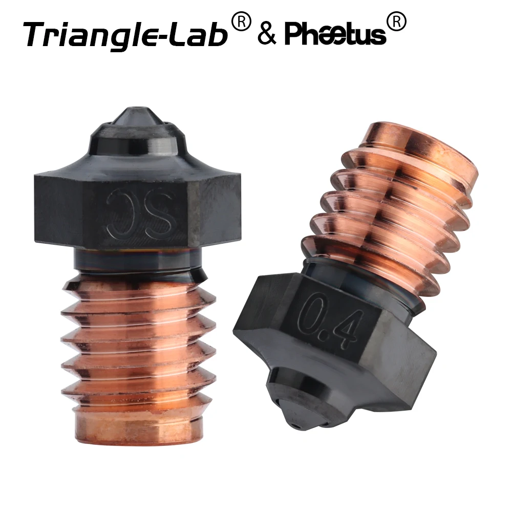 Trianglelab Phaetus Silicon Carbide V6 Nozzle Durable Reduce Stick For 3D Printer accessories Nozzles M6 Prusa Voron VzBoT Hoten
