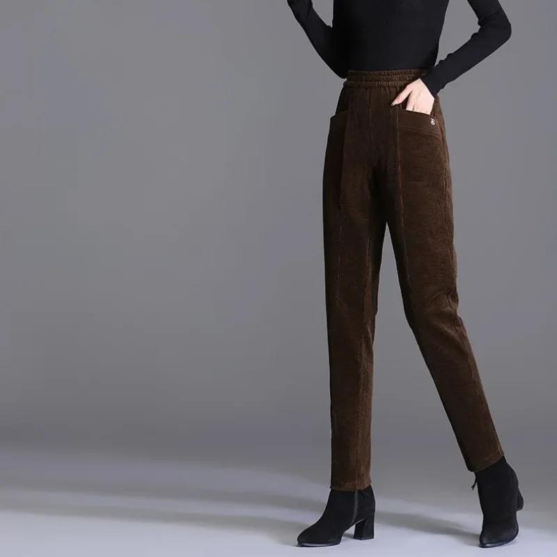 

Брюки-слаксы женские с завышенной талией, эластичные, 2025 г