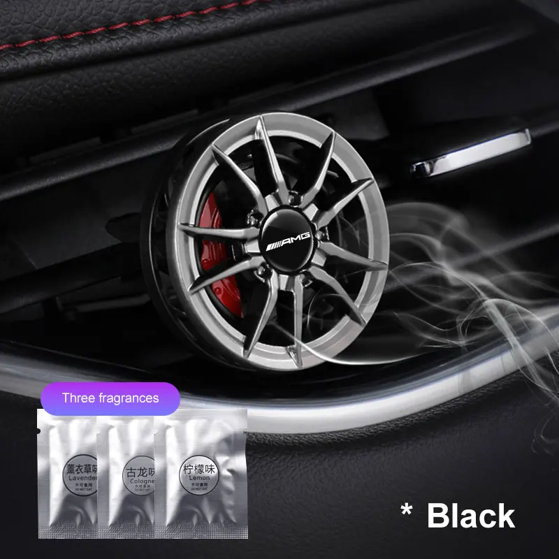 Car air outlet aromatherapy for Mercedes Benz AMG S400L S450 S480 W205 A C E GLC CLE CLA Air Freshener Solid Fragrance Diffuser