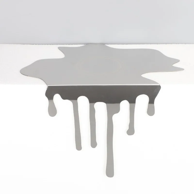 1Pcs Stainless Steel Water Droplet Reflection Decoration Living Room Porch Office Study Soft