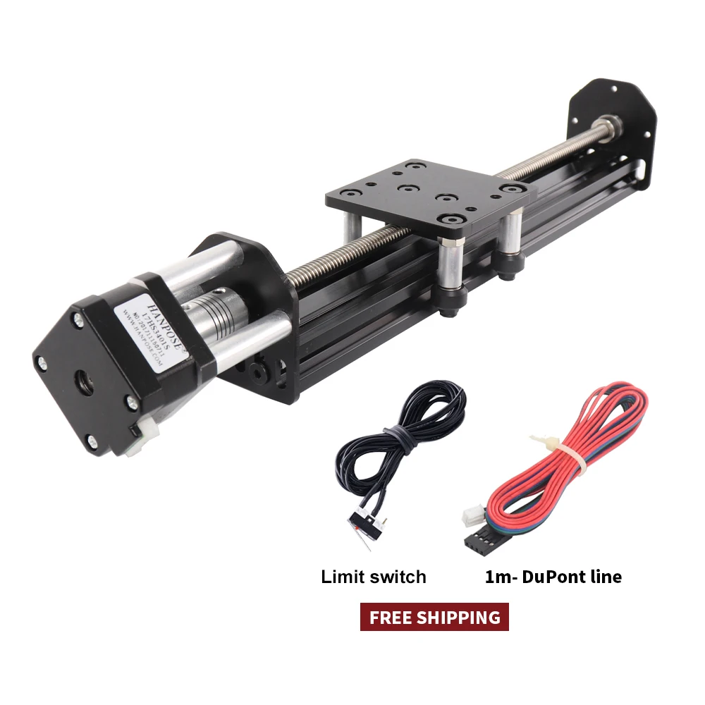 NEW Openbuilds HPV4 Mini V linear actuator Linear module 100mm with motor NEMA17 17hs3401S stepper motor for Reprap 3D printer