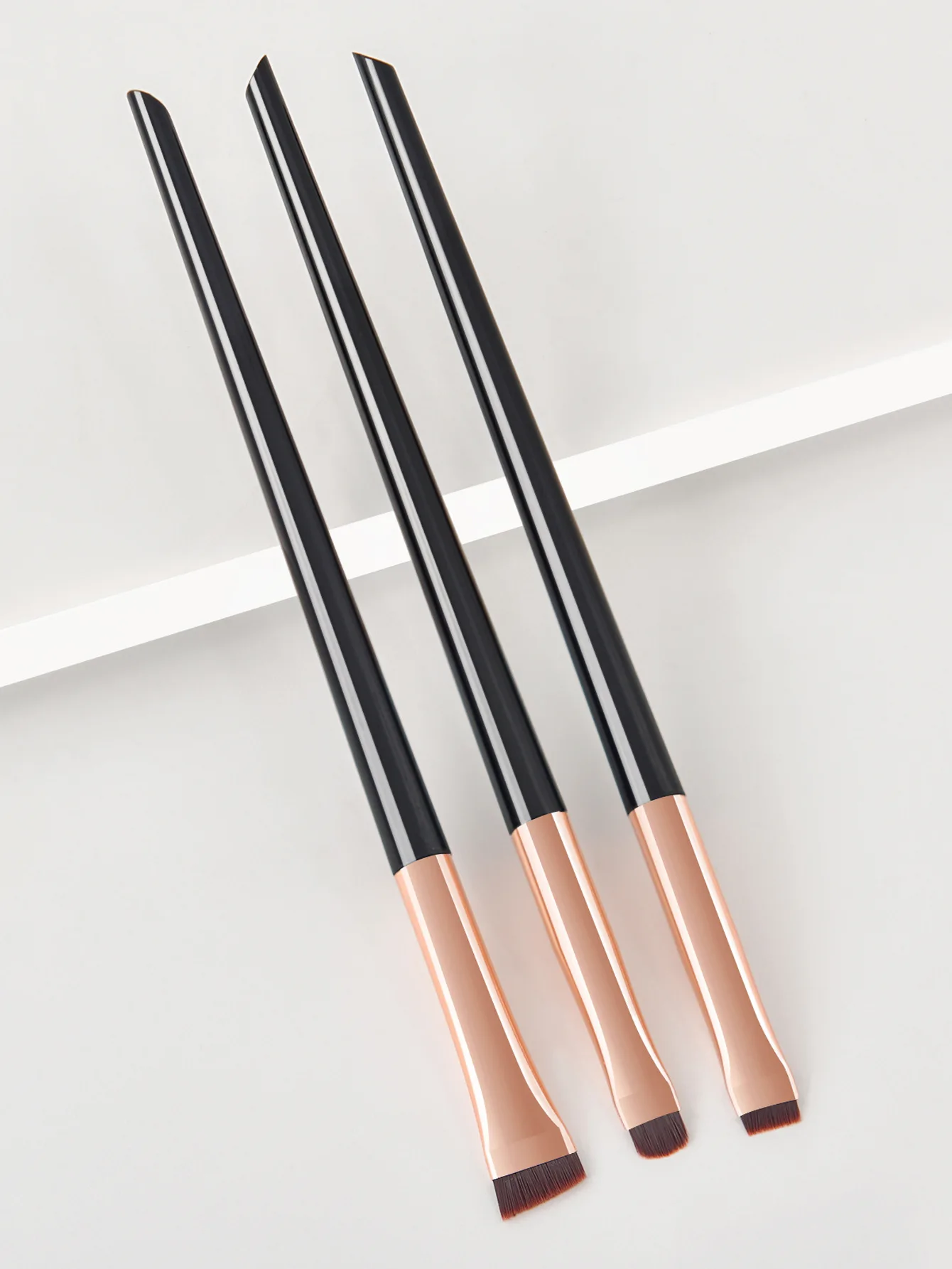 3-delige wenkbrauw- en ooglijnborstels, ultradunne oogschaduwborstels