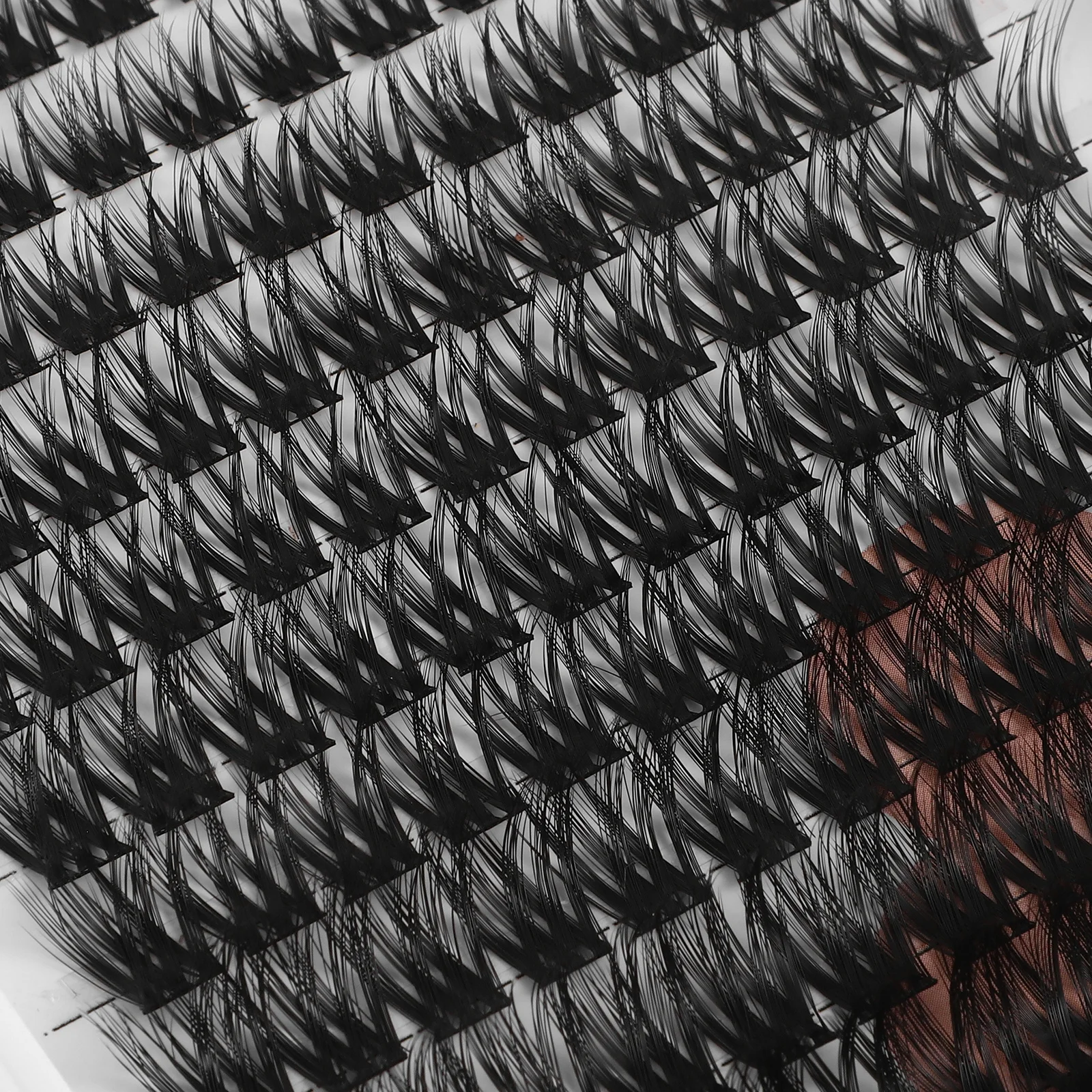 인조 속눈썹 클러스터 래쉬 키트 섬유 DIY 연장 세그먼트 디자인 쉬운 적용 자연스러운 룩 컴팩트 래쉬 액세서리