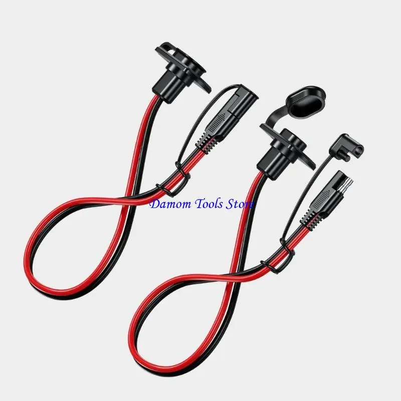 57BE Quick Connectors Harness Waterproof SAE Adapters Male to Female Socket Cable Car Battery Cable for Motorcycle Car Tractors