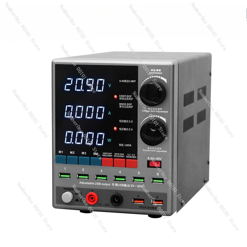 3005D Precision Power Supply - 30V/5A Stabilized Source with 4-Digit Display for Industrial Use