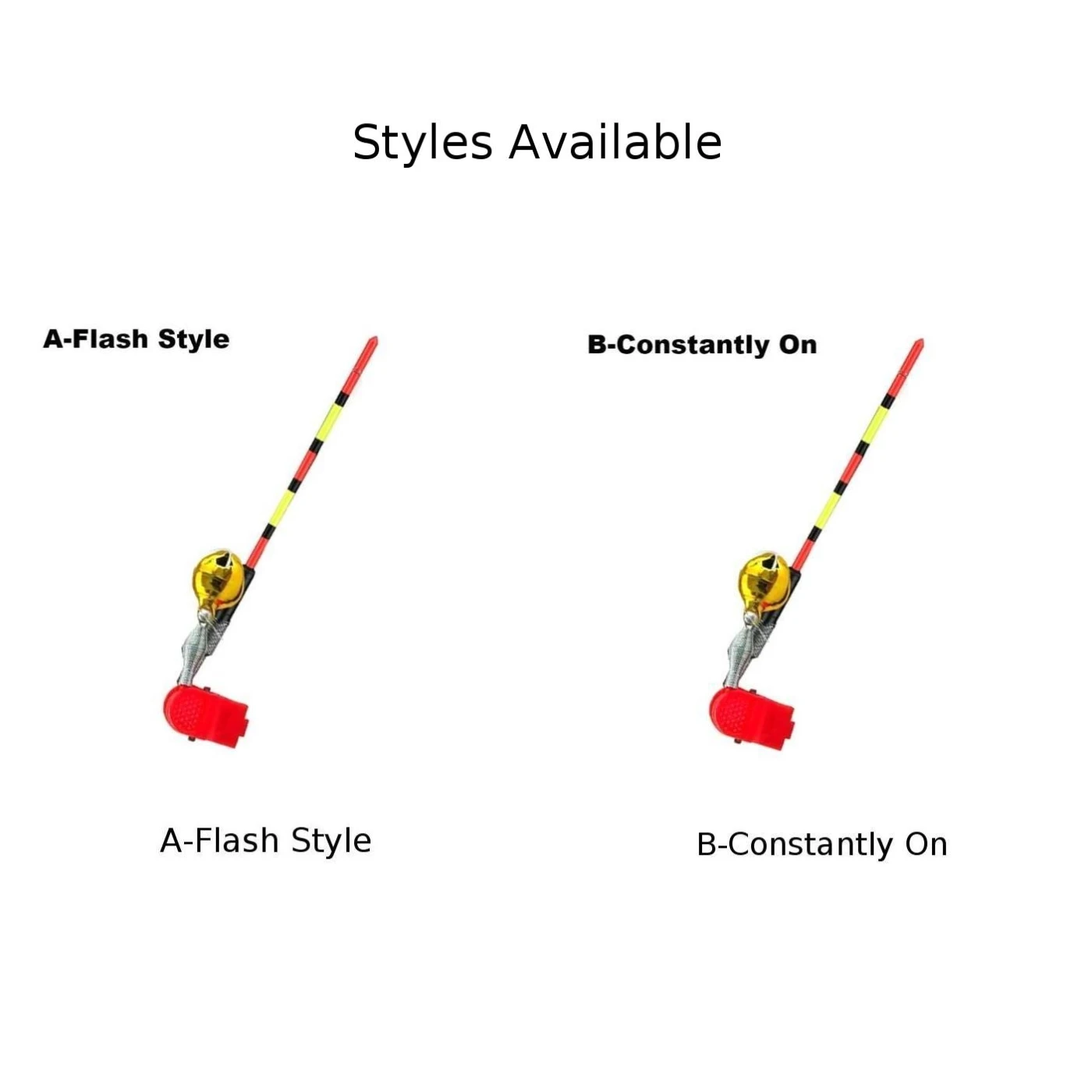 Night Fishing Rod-Lighting Stick-Bite Alarm Waterproof Fishing Bite Alarm Indicator Float Tackle 2Style LED Night Tackle view 3