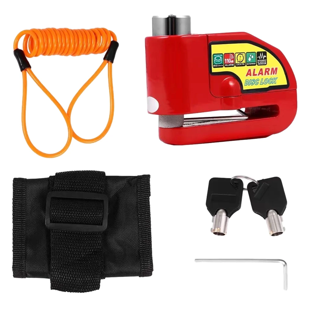 

Простая в установке металлическая сигнализация для мотоцикла — водонепроницаемая и защита от погодных погодов, защита от кражи мотоцикла