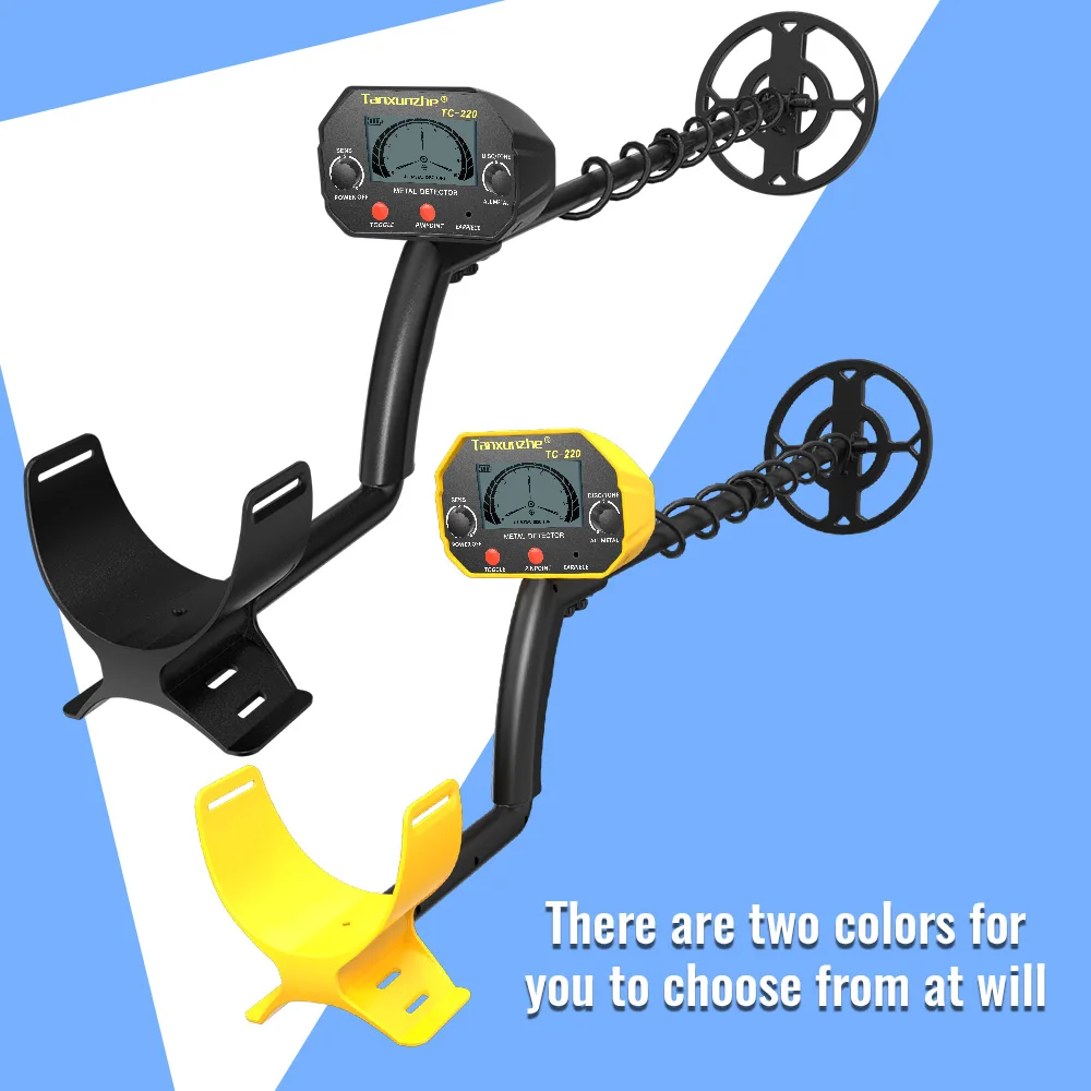 

Underground gold detector Protable TC-220 metal detector with 5 modes LCD screen display detector all metal/precise positioning