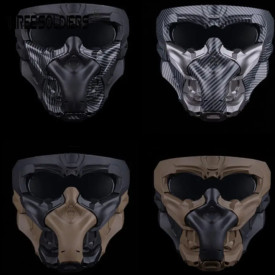 الامتزاز المغناطيسي التكتيكي لكامل الوجه قناع واقٍ تصوير الأفلام والتلفزيون، أداء تزيين المسرح #2