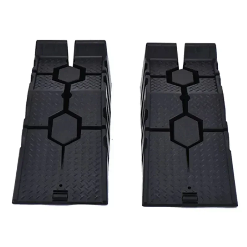 

1 Pair Black 2500kg Heavy Car Ramps 900 Mm Long Anti-Slip Working Ramp Car Oil Changing Repair Maintenance Jacket Lift Tools