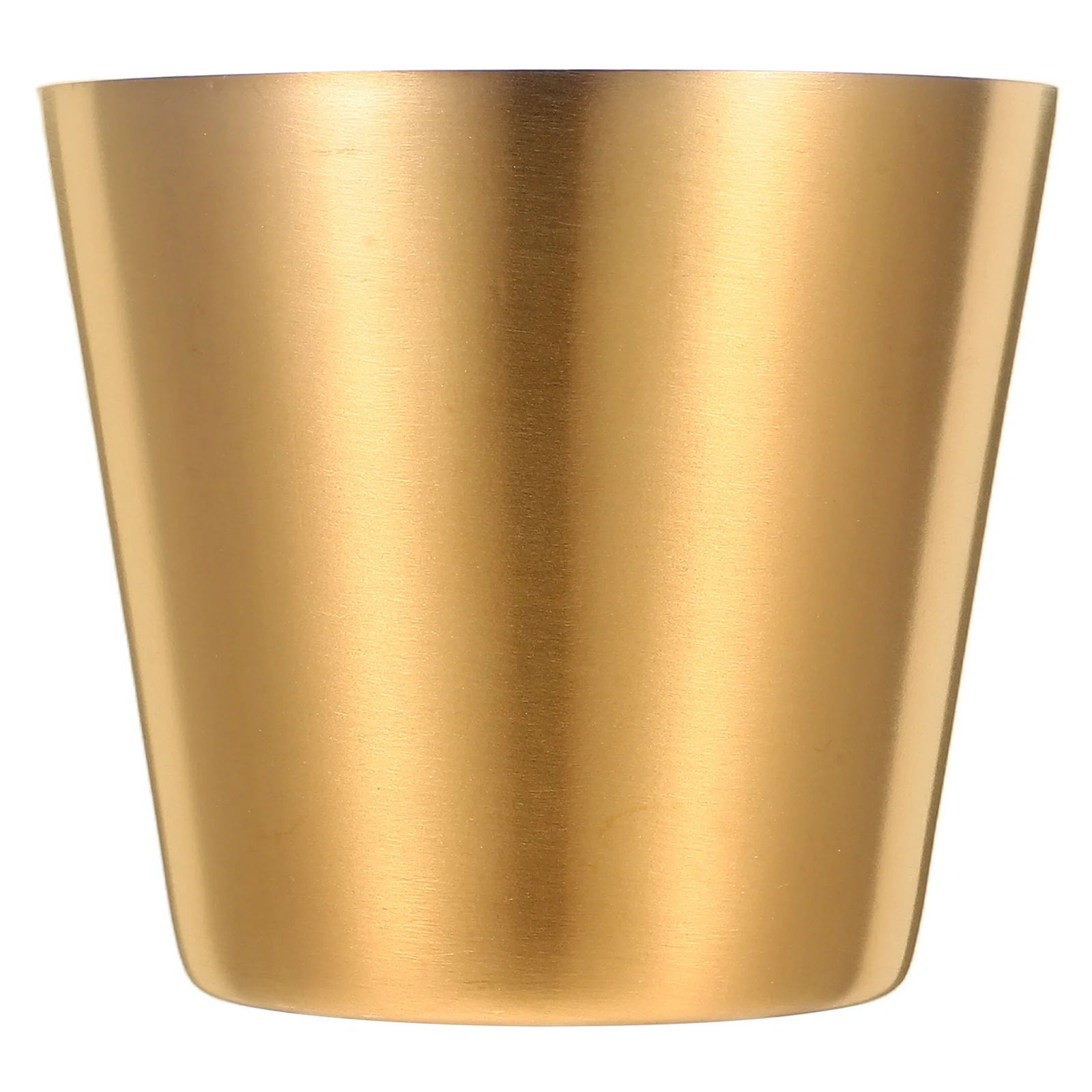 

Stainless Steel Pint Cups 16Oz Gold Water Tumblers Double Wall Insulated Unbreakable Drinking Glasses For Camping Travel