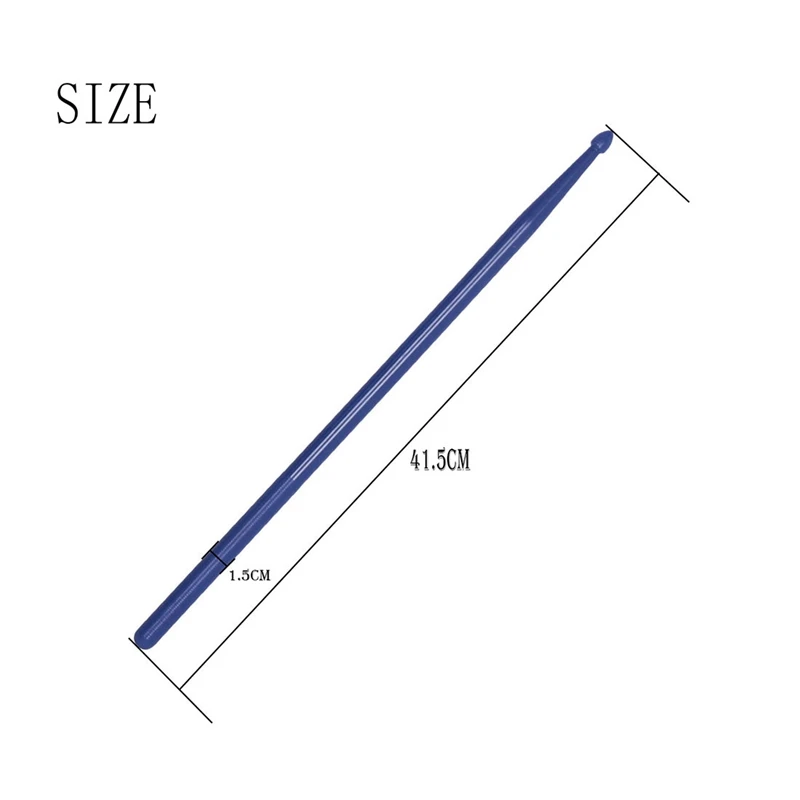 Drumsticks for Workout Classes,Drum Sticks, Strong and Light Weight Design Make A Fun Addition to Any Exercise Blue-ABHG