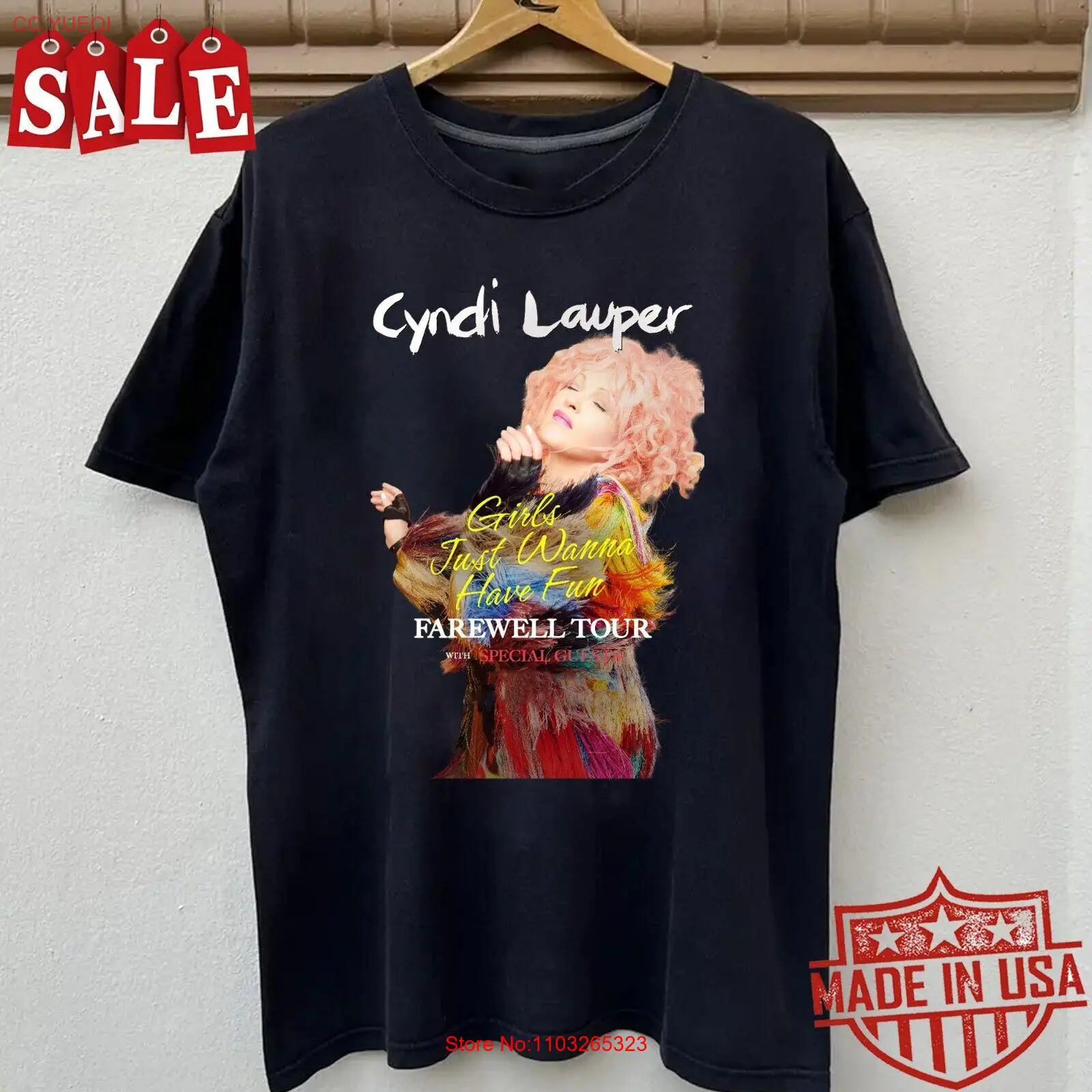 New Cyndi Lauper Farewell Tour 2025 Gift For Fans Unisex S-5XL Shirt UM51