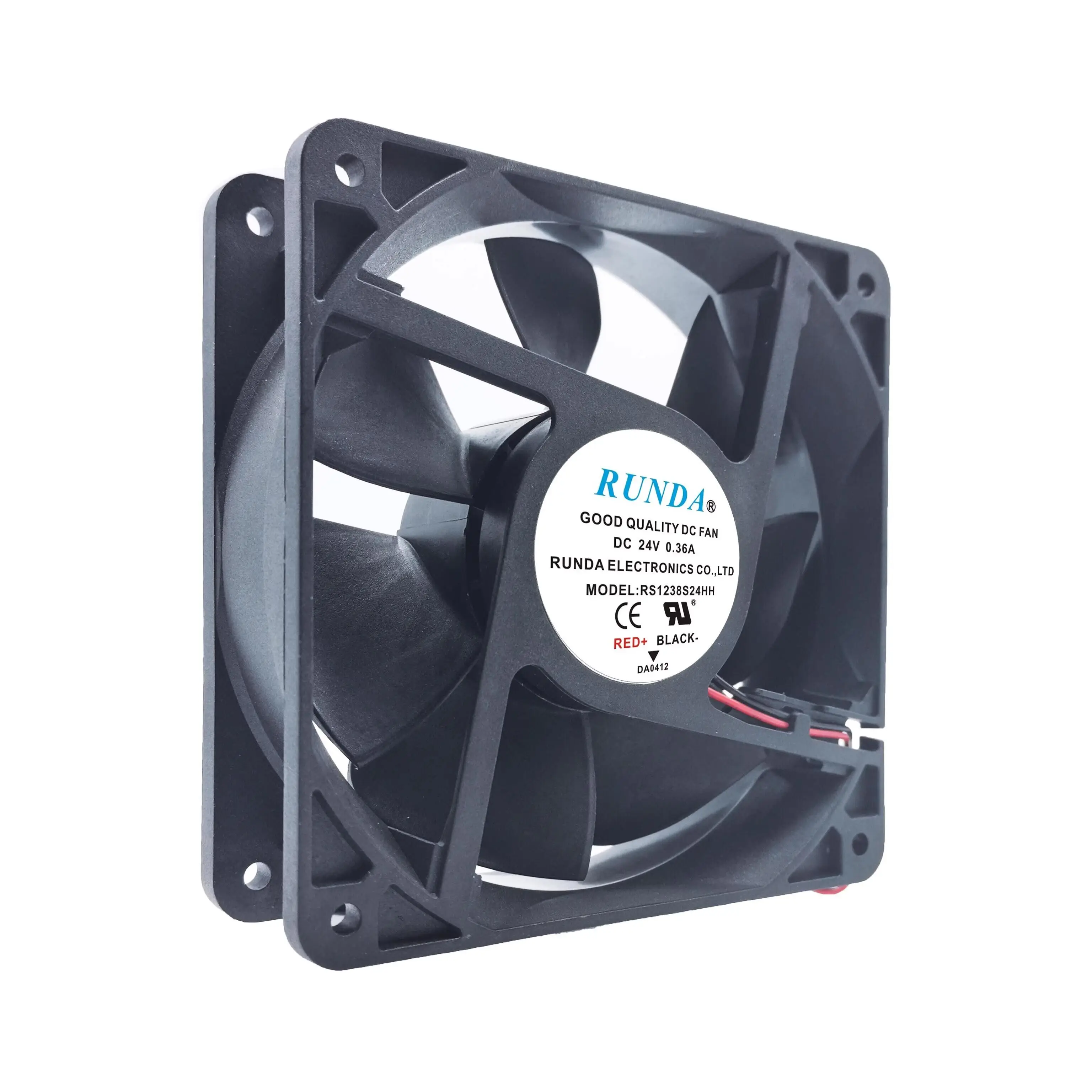 New  For RUNDA RS1238S24HH 24V 0.36A 12CM 12038 Cooling Fan