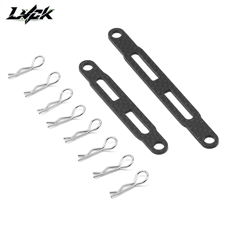 Carbon Fiber Lightweight Front Rear Body Mount Post for HNR H9804 RC Buggy Off-road Car Shell Column Fixed Support Accessories