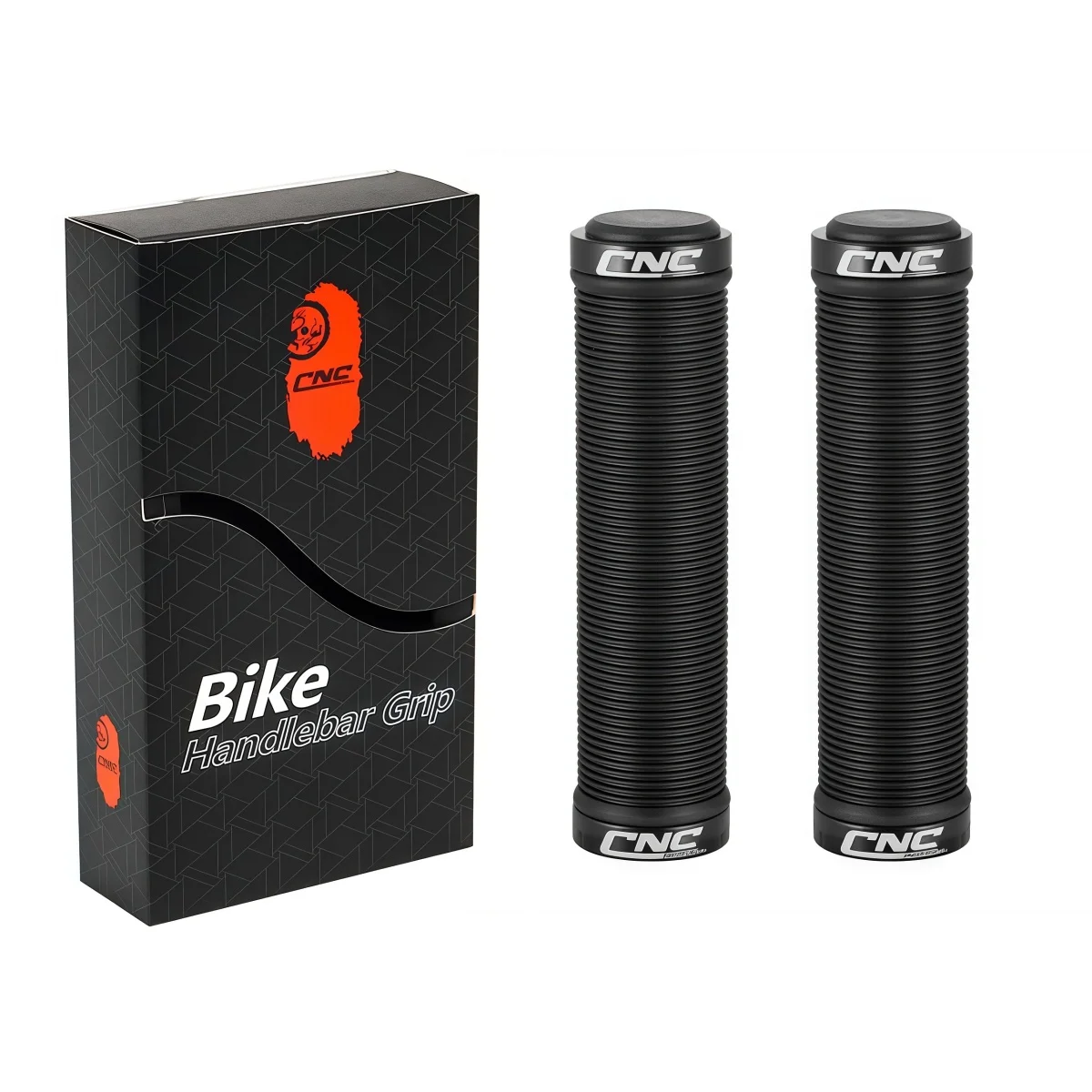 SUNTNUR Premium MTB / BMX Bike Grips - Non-Slip Shock Absorbing Rubber Handlebar Grips (Black Red Green Yellow Cyan) view 2