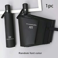 8 Ribs Travel Rain Sun Umbrella Windproof Multi-Color Travel Umbrella Automatic Open And Close Portable Folding Anti UV Umbrella