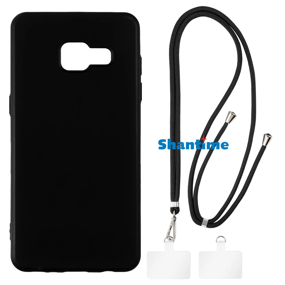 Suitable for Samsung Galaxy Feel SC-04J Case + Ajustable Neck/Crossbody Lanyards and Spacers, Silicone TPU Cover with Soft