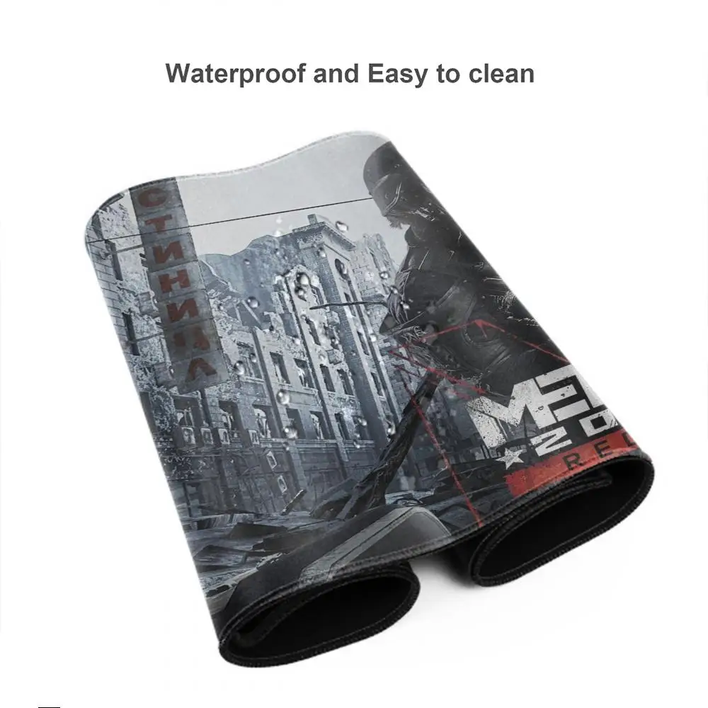 Alfombrilla de ratón Metro 2033, alfombrilla de ratón grande para ordenador, oficina, 1000x500mm, XXL, Pc Gamer, alfombrilla de goma antideslizante para teclado