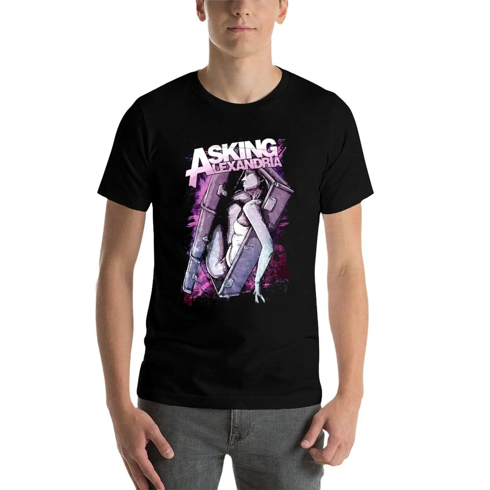 Camiseta asking alexandria, camisetas gráficas de baloncesto de secado rápido, camisetas gráficas, camisetas pesadas para hombres