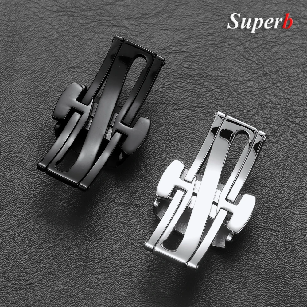 For Patek Philippe Aquanaut 5167a/5164 Folding Buckle Stainless Steel Watch Clasp for Silicone Strap WatchBand Button 16mm 18mm