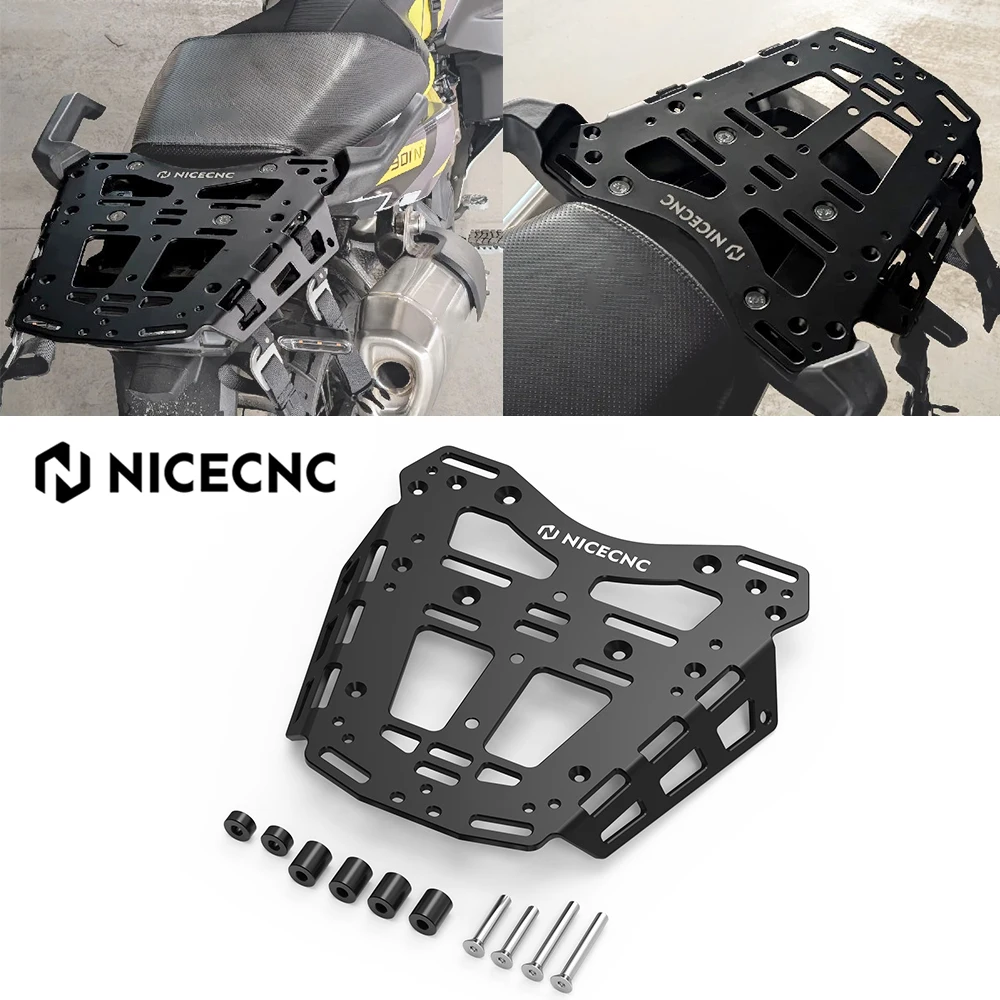 

For Husqvana Norden 901 2022-2024 Luggage Rack Top Case Bracket Rack-Less Soft Luggage Tool Bag For 901 Norden 2022-2024