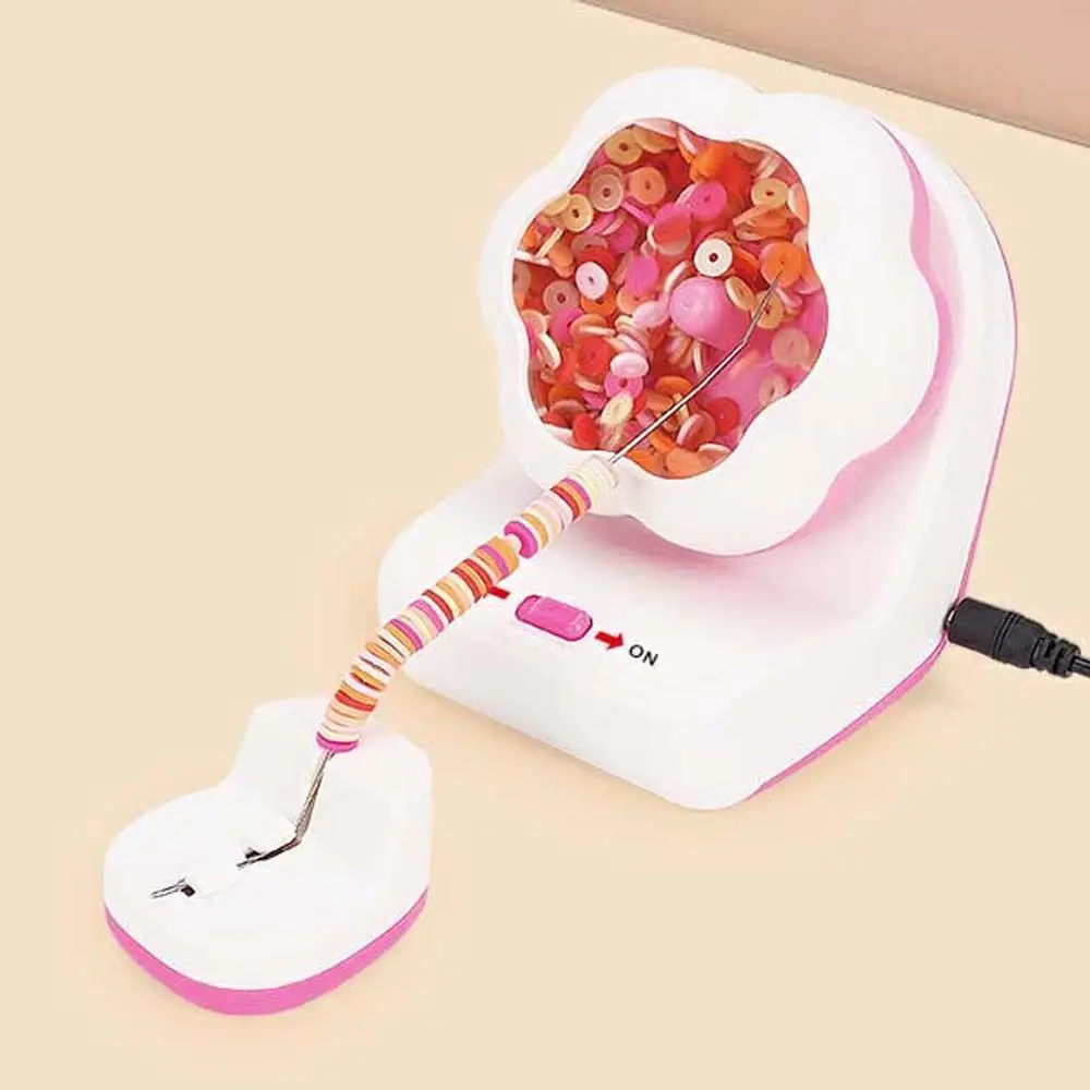 

Automatic Bead Spinner Electric Bead Machine Waist Chains Bracelets Necklace Electric Bead Spinner with USB Charging Cable