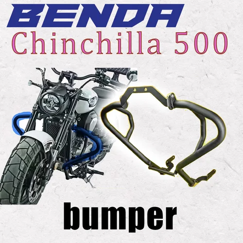 新しいフィット BENDA chinchilla500 オートバイアクセサリーバンパーガードバー落下保護 BENDA chinchilla500 チンチラ 500