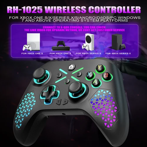 Imagen 2 del producto Controlador para Xbox One/S/X/Serie S/X, consola de PC, Joystick para juegos, mando inalámbrico de 2,4G, balancín de efecto Hall de doble vibración de 6 ejes