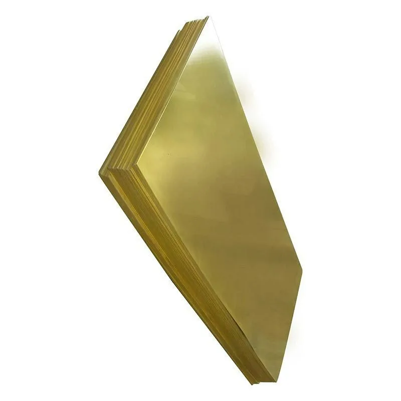 Gold Anodized Aluminum Sheet 0.5 0.8 1mm Custom Size for Curtain Wall Panel Housing