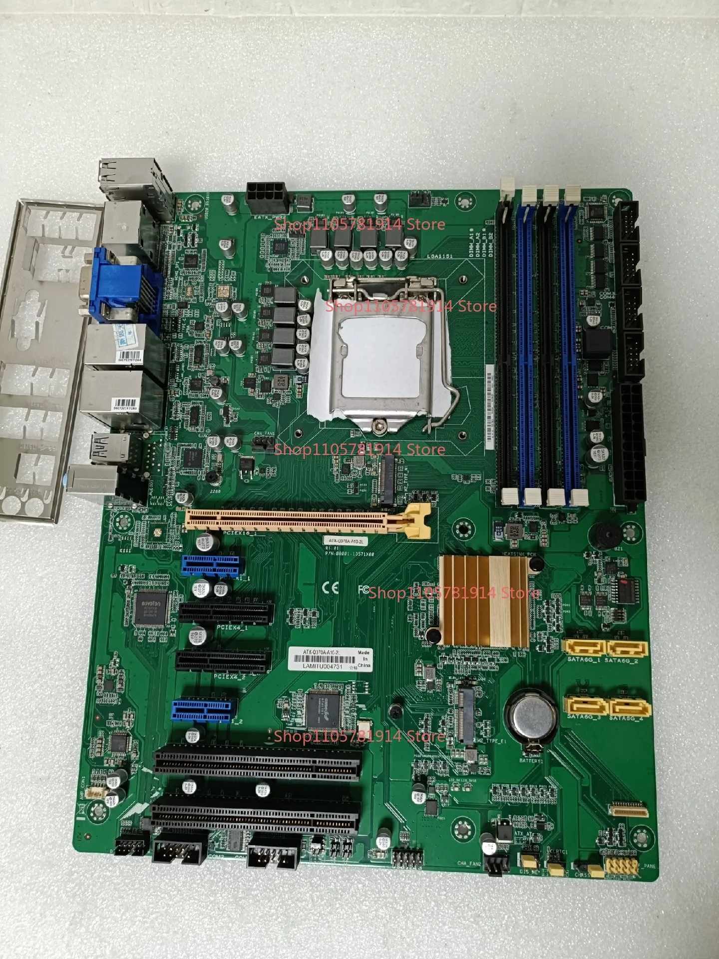 ForAAEON ATX-Q370A-A10-2L Industrial Computer Main Board Supports 8th Generation CPU, with Baffle