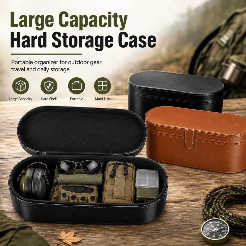 Large Capacity Ammo Storage Case Portable Hard Box for Hunting Shooting Training