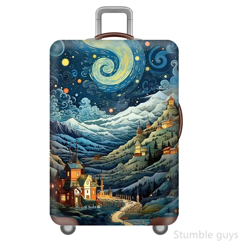 

Эластичный защитный чехол для багажа, устойчивый к царапинам, моющийся, прочный, практичный аксессуар для путешествий, для деловых поездок