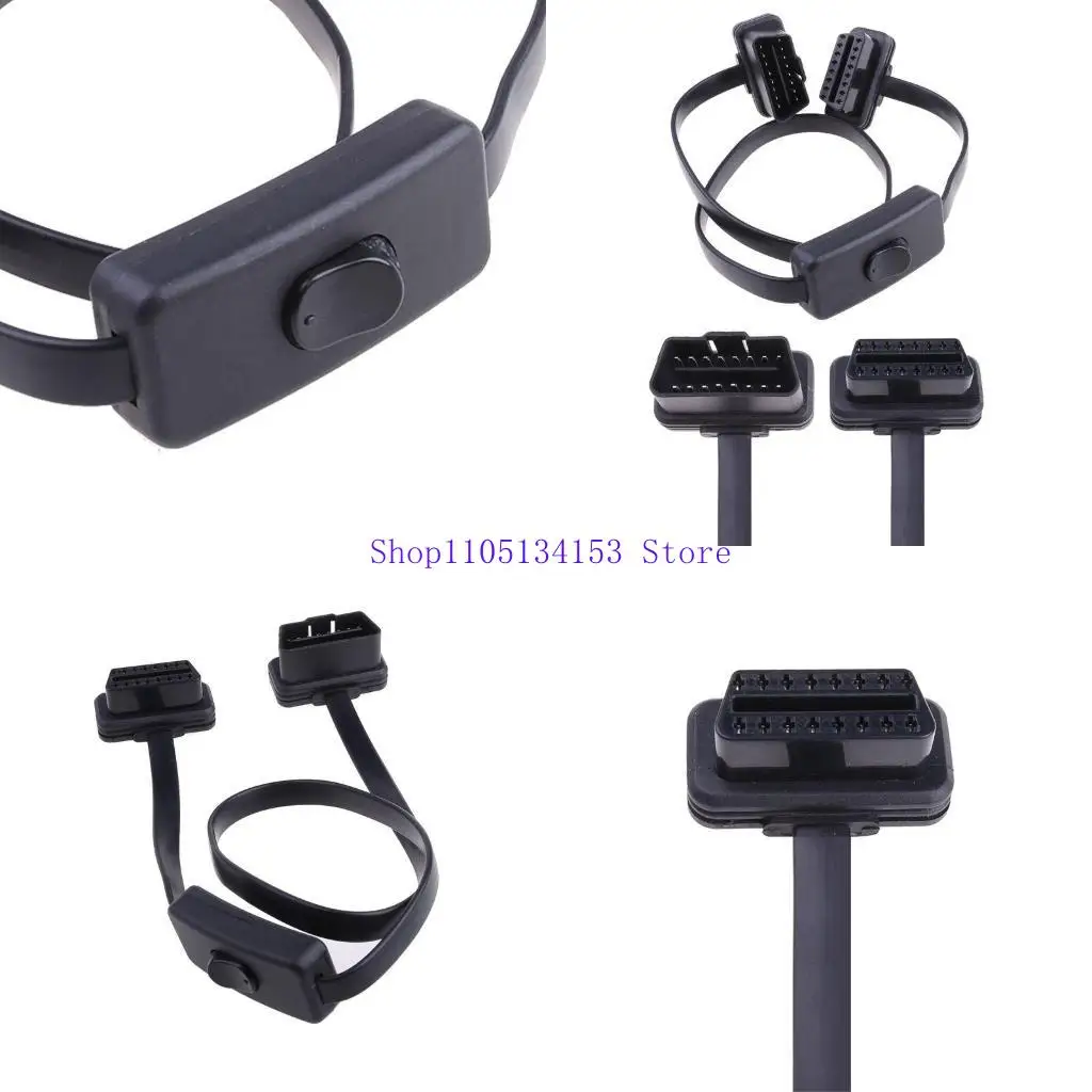 

HG89 SUV OBDII OBD2 16PIN Мужчина -мужчина и женская удлинительная канатная дорожка Диагностика разгиба