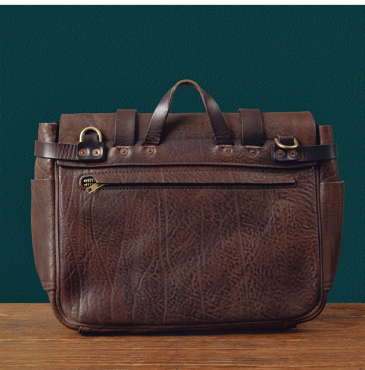 Роскошная мужская сумка-мессенджер из воловьей кожи ручной работы с толстым первого слоя, винтажная дизайнерская сумка через плечо из натуральной кожи