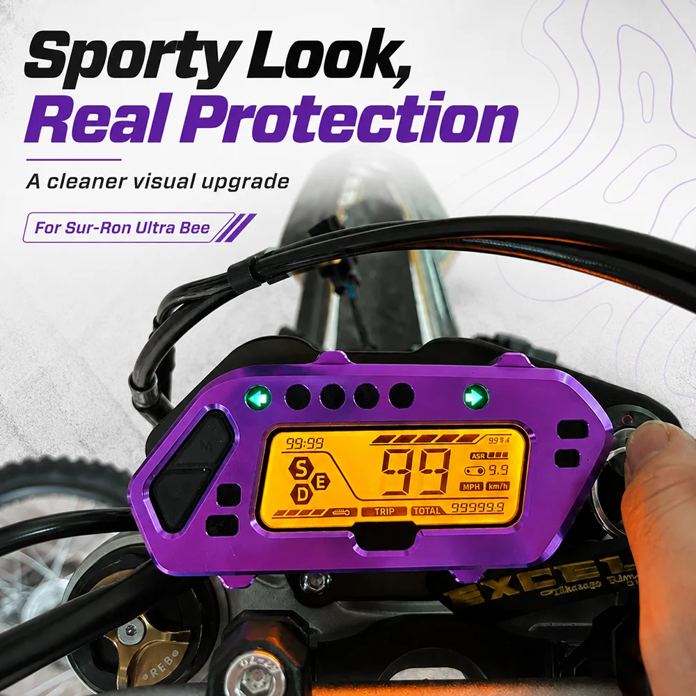 For Sur Ron Ultra Bee Surron Ultrabee E-Bike Motorcycle Accessories Instrument Meter Cover Dashboard Protector Screen Protection