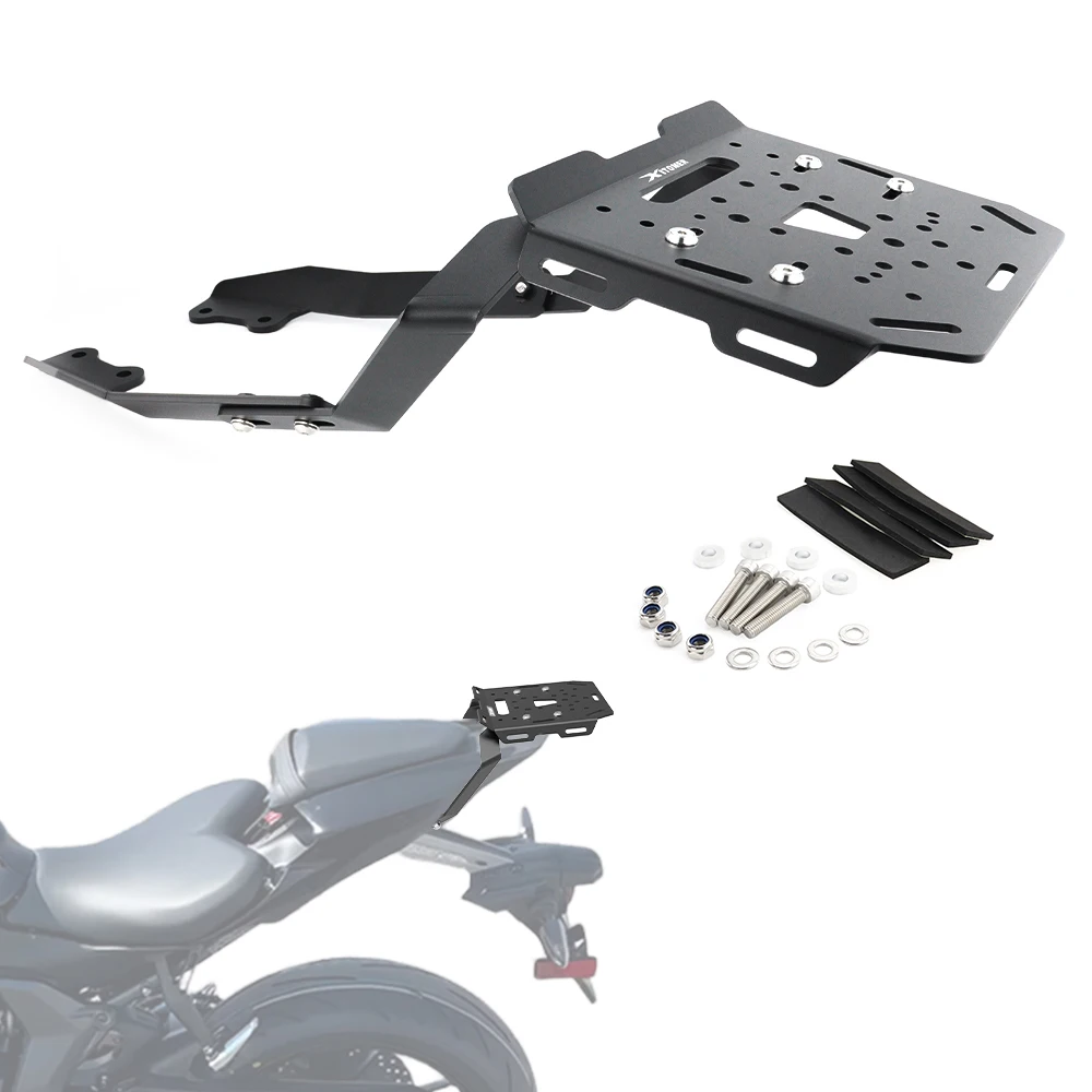 Motorcycle Rear Luggage Rack Carrier Case Top Box Support Holder Bracket Rear Rack YZF-R7 R7 2022 2023 2024 2025 2026 For Yamaha