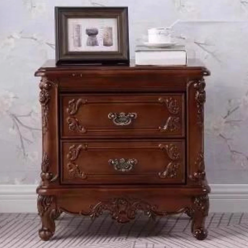 

European Vintage Nightstands Luxury Aesthetic Premium Classic Nightstands Elegant And Subtle Meubles De Maison Bedroom Furniture