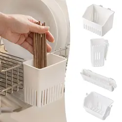 Multifunctional Kitchen Chopsticks Holder Kitchen Organizer Durable Tableware Storage Rack Save Space Hanging Tableware Holder